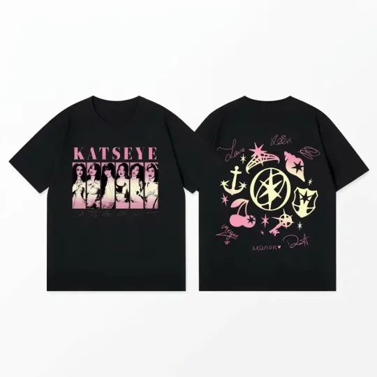 Kpop Katseye World Tour 2026 T-shirt