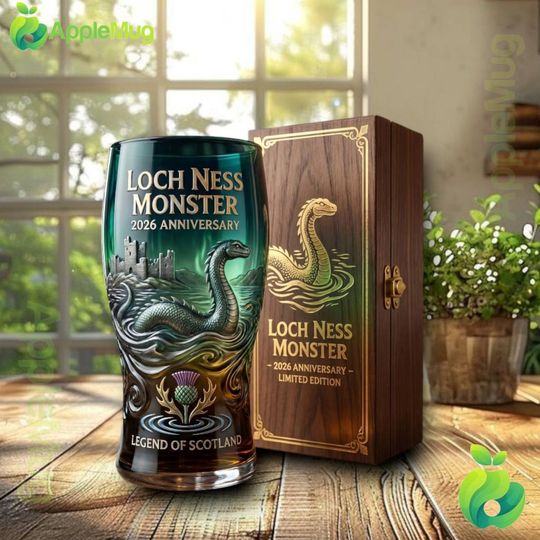Loch Ness Monster 2026 Anniversary Pint Glass