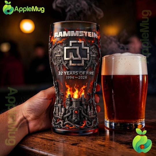 Ramms 32 Years Of Fire Beer Glass
