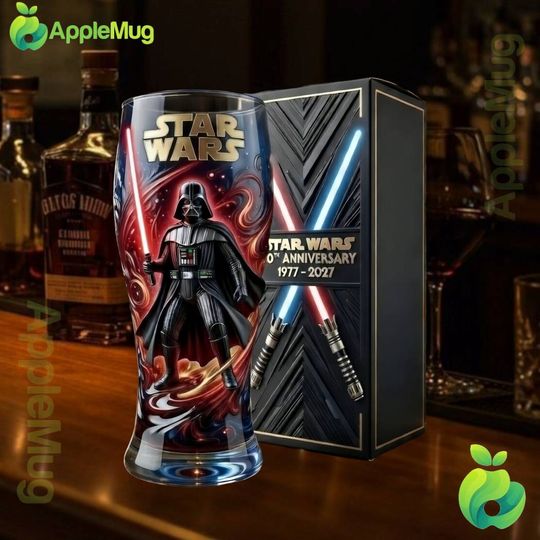 Star Wars Darth Vader 50th Anniversary Beer Glass