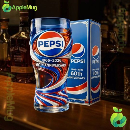 Pepsi 60th Anniversary 1966-2026 Pint Glass