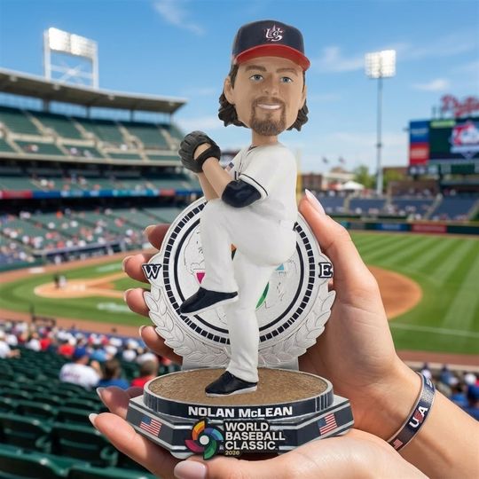 Nolan McLean USA 2026 World Baseball Classic Bobblehead