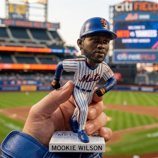 2026 Mets 1986 Iconic Moments Mookie Wilson Bobblehead