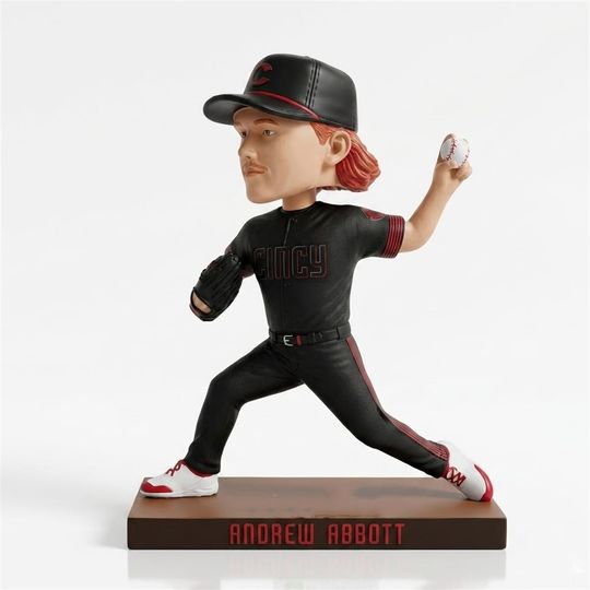 2026 Cincinnati Reds Andrew Abbott City Connect Bobblehead