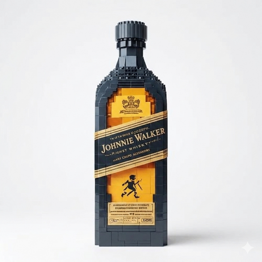 2026 Johhny Walker Building Blocks Whiskey Bottle – Culture Decor Set