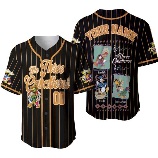 Three Caballeros Characters Jersey, Epcot Mexico Pavilion Jersey Shirt, Three Caballeros Donald Duck Buzz Buzz Humphrey Shirt
