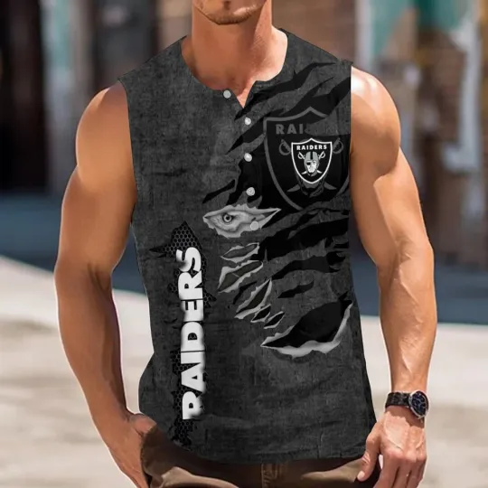 Dallas Cowboys Button Men's Muscle Button Shirts