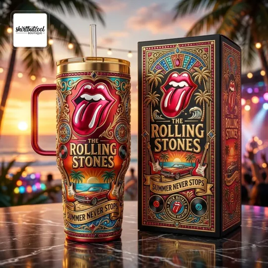 The Rolling Stones 40oz Tumbler with Handle