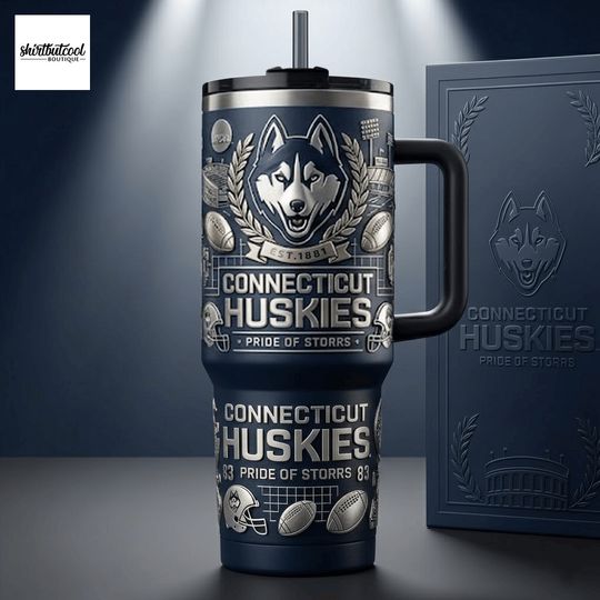 UConn Huskies Pride Of Storrs 40oz Tumbler with Handle
