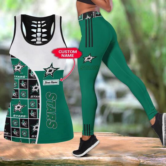 Dallas Stars Women's Tank Top and Leggings Set