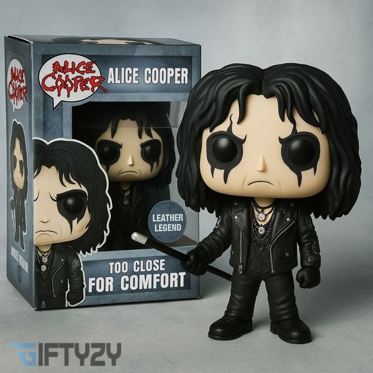 Alice Cooper Too Close For Comfort Collectible Figure Doll