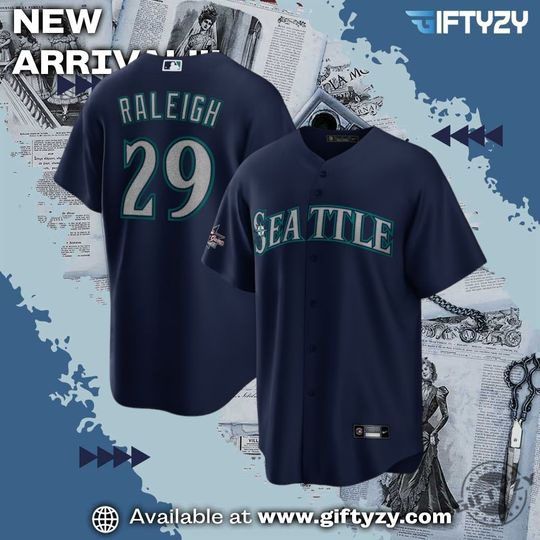 Cal Raleigh Allstar Game Road Baseball Jersey