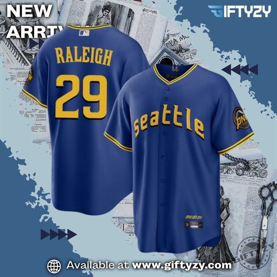 Cal Raleigh Seattle Mariners City Baseball Jersey