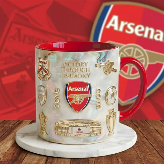 Arsenal FC Mug Gift For Soccer Fans