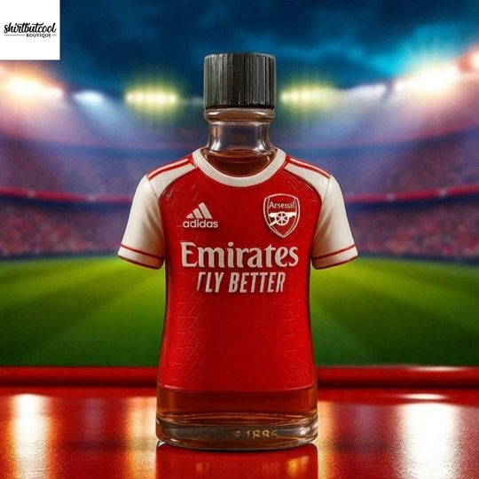Arsenal Fc Jersey Whiskey Bottle