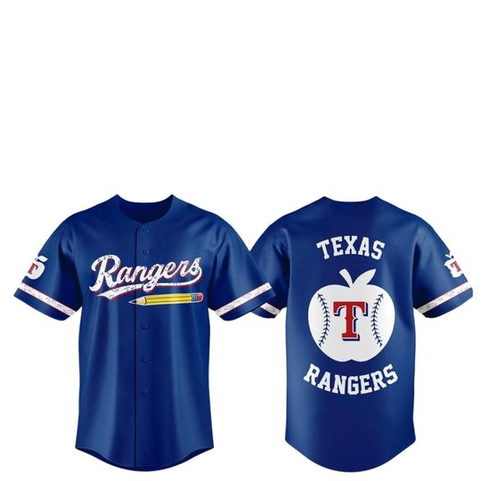 2026 Texas Rangerss Teacher Appreciation Night Jersey