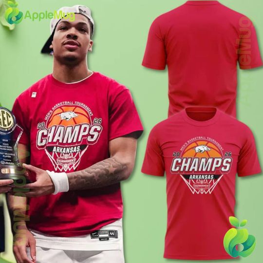 Arkansas Razorbacks 2026 SEC Men’s Basketball Tournament T-Shirt