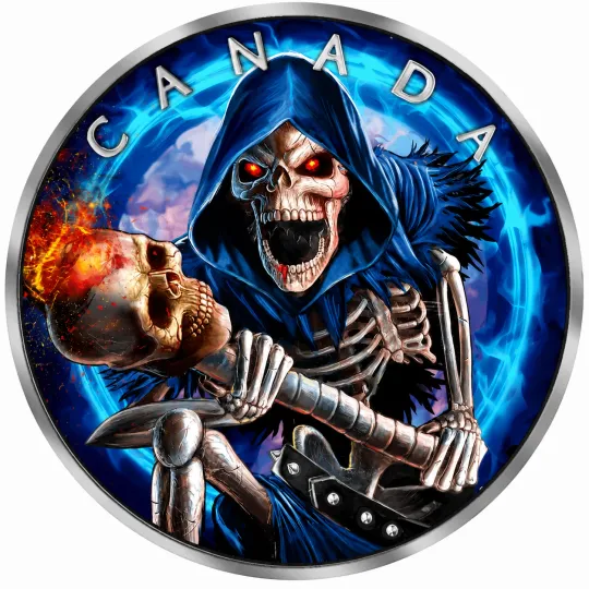 Grim Reaper Armageddon VII Coin Home & Living Decor