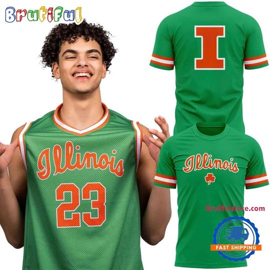 Illinois Fighting Illini Basketball Luck of the Illini Uniform 2026 T Shirt