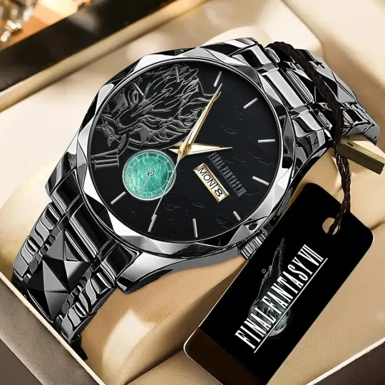 Final Fantasy VII x Cloud Strife Alloy Luxury Quartz Watch