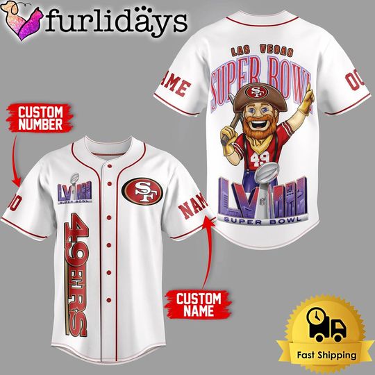 San Francisco football 49ers Super Bowl Baseball Jersey