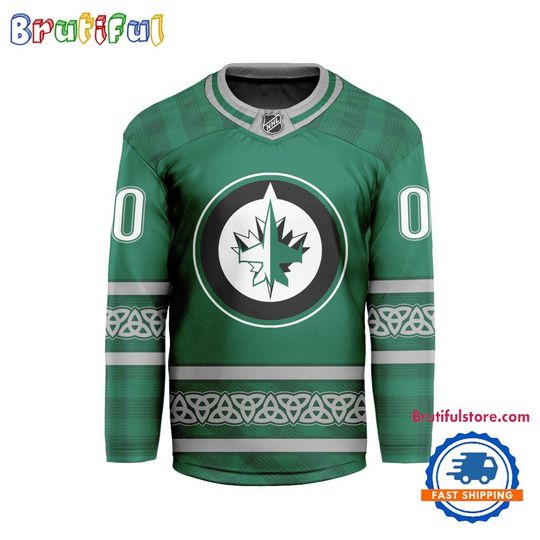 Personalized Winnipeg Jets For St.Patrick’s Day Limited New Hockey Jersey