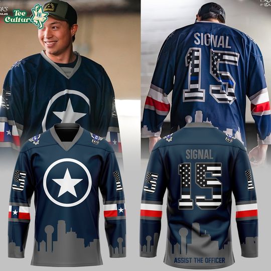Dallas Stars Robo Assist The Officer Special Jersey