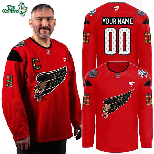 Washington Capitals Black History Auction 2026 Hockey Jersey