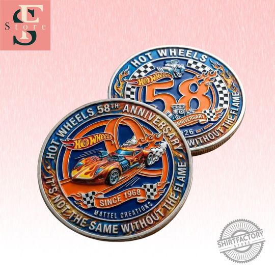 Hot Wheels 58th Anniversary Limited Edition Coin