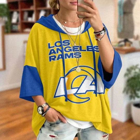 Los Angeles Rams Oversized Short Sleeve Hoodie
