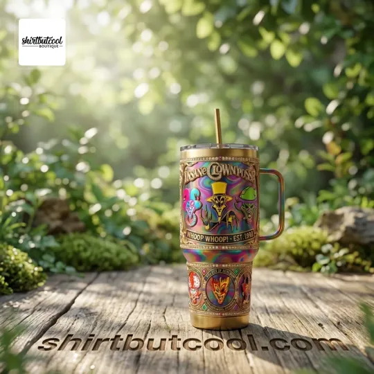 Insane Clown Posse Premium Gold Iridescent Insulated Tumbler with Handle