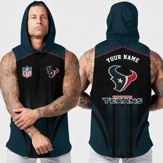 Houston Texans Men’s Sleeveless Hoodie Tank Top