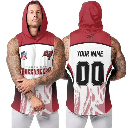 Tampa Bay Buccaneers Men's Sleeveless Hoodie Tank Top