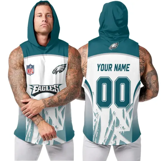 Philadelphia Eagles Men’s Sleeveless Hoodie Tank Top