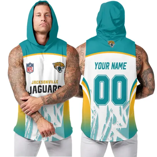 Jacksonville Jaguars Men’s Sleeveless Hoodie Tank Top