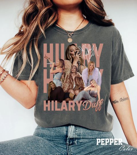 Vintage Hilary Duff T-Shirt, Lucky Me Tour 2026 Tee, Lizzie McGuire Graphic T-Shirt