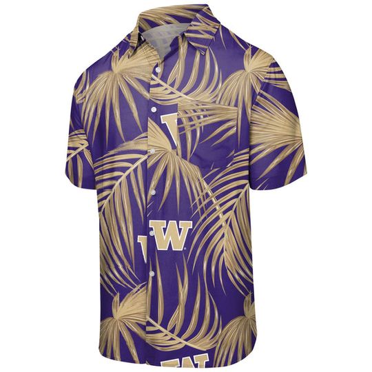 Washington Huskies Men's Hawaiian Shirt
