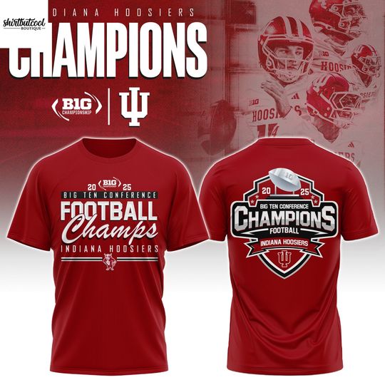 Indiana Hoosiers x Rose Bowl Champions 3D T-Shirt