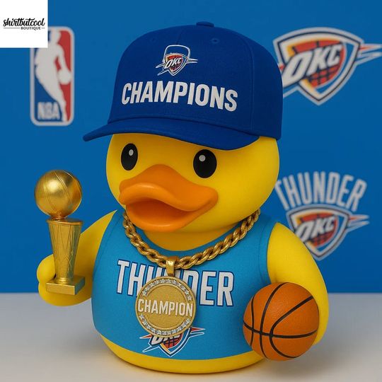 OKC Thunder Champion Rubber Duck