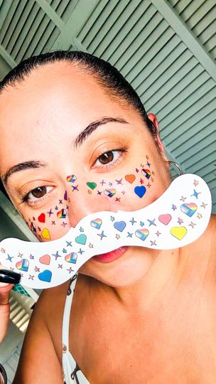 Pride Freckle Temporary Tattoos - Freckle Tattoos - LGBTQ Freckles - Pride Accessories