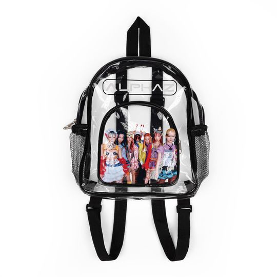 XG Clear Concert Backpack, Stadium Approved Transparent Bag, Kpop Girl Group Fan Bag, Cute Festival Clear Backpack, Gift For XG Alphaz Fans