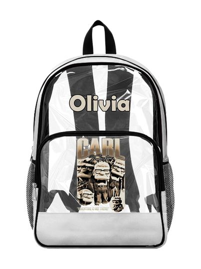 Up - Carl Clear Transparent Backpack