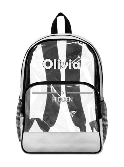 Skyrim Clear Backpack, Custom Transparent Bag