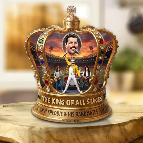 Freddie Mercury 80th Anniversary 2026 Shape Acrylic Plaque