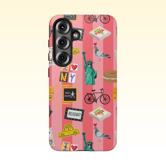 I Lovee NY Design Samsung Case | Samsung 25 24 23 22 21 20 10, PLUS, ULTRA, Phone Cases, Unique Phone Design