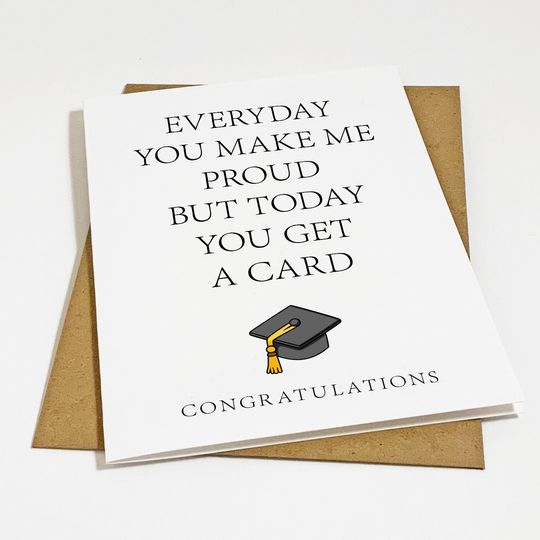 Proud of You Graduation Card - Congratulations Card For Graduate