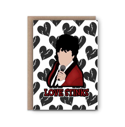 Love Stinks | Except when I'm with you | Valentines | Anniversary Card | Encouragement | Blank cards | Greeting cards
