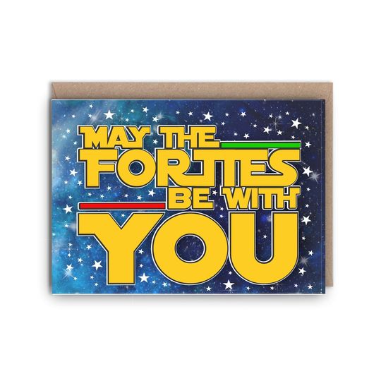 May the Forties | Fifties | Thirties | Be With You | Birthday Card | Star Wars | Greeting cards