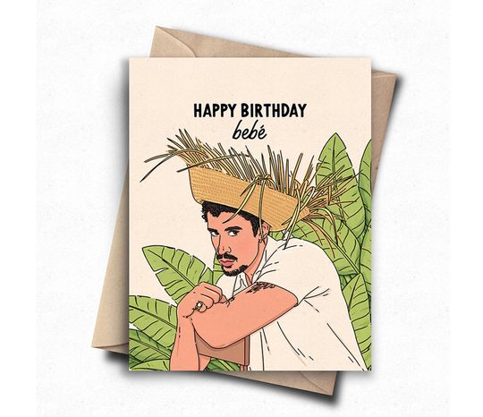 Happy Birthday Bebe Funny Pop Culture Bday Card for Husband, Boyfriend, Girlfriend - Pop Icon Birthday Gift for Best Friend