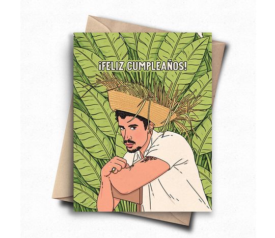 Feliz Cumpleaos - Funny Pop Culture Birthday Card, Spanish Happy Birthday Card for Best Friend, Husband, Wife